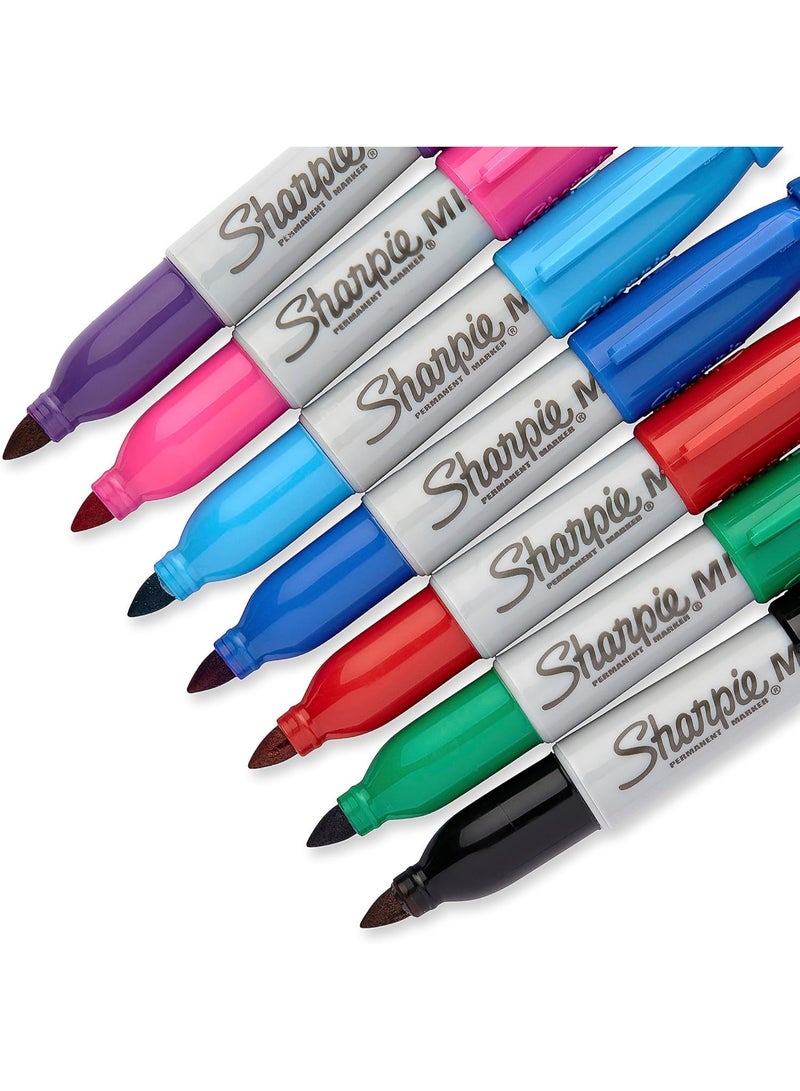 Sharpie 7-Piece Mini Permanent Marker Fine Tip Assorted Ink Colours - Image 3